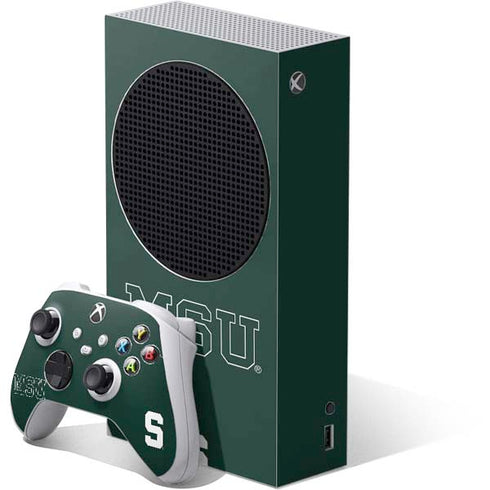 Michigan State University MSU Letters Xbox Series S Skins